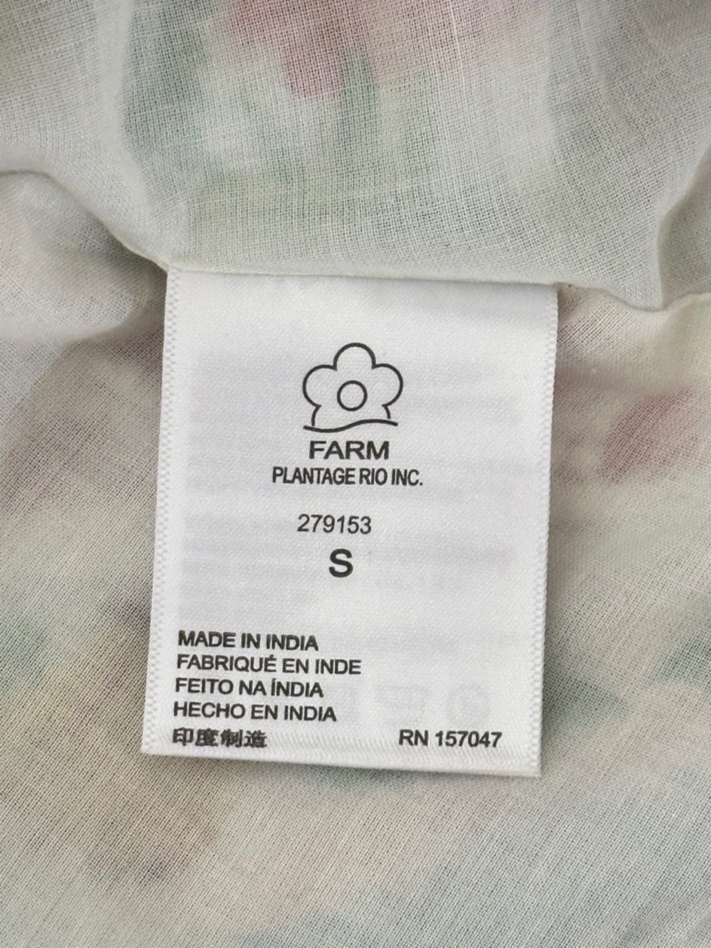 Farm Rio x Anthropologie V-neck Tiered Mini Dress Women's Size Small - Picture 14 of 16